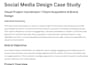 design social media posts through expert team